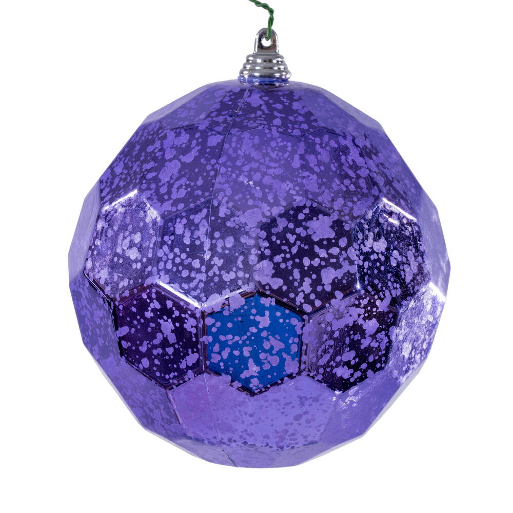 4.75” Lavender Honeycomb Mercur Orn 4/Bg
