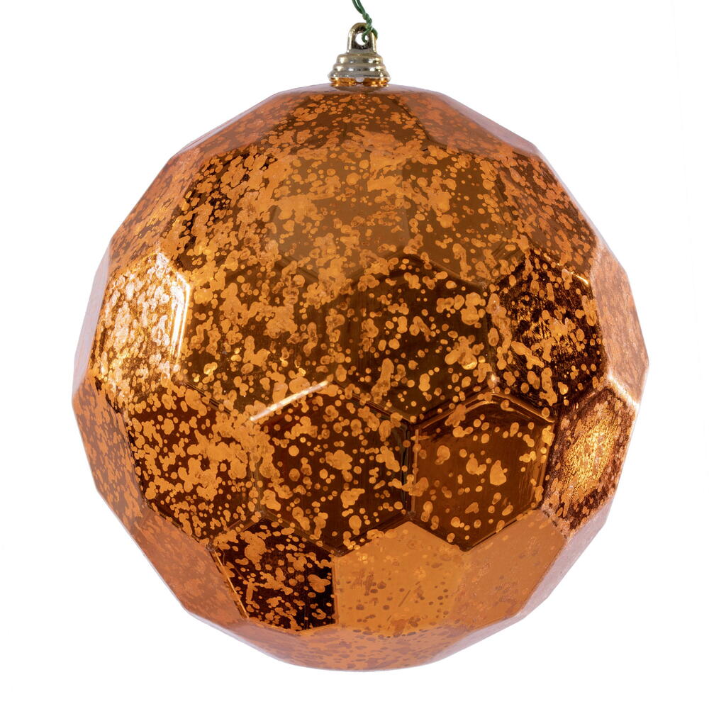 6” Burnish Orange Honeycomb Orn 2/Bag