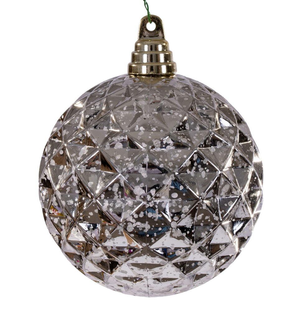 4.75” Oat Diamond Mercury Orn 4/Bag