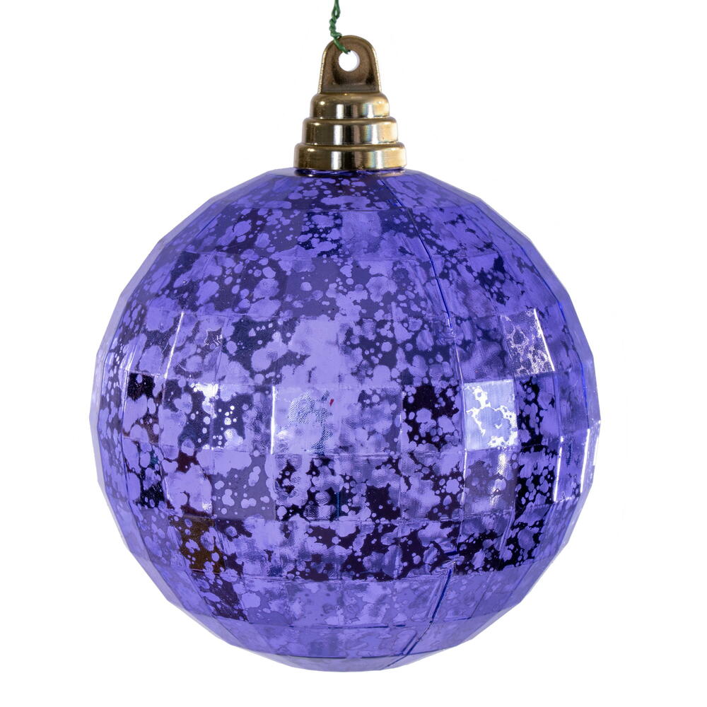 4.75″ Lavender Mirror Mercury Orn 4/Bag