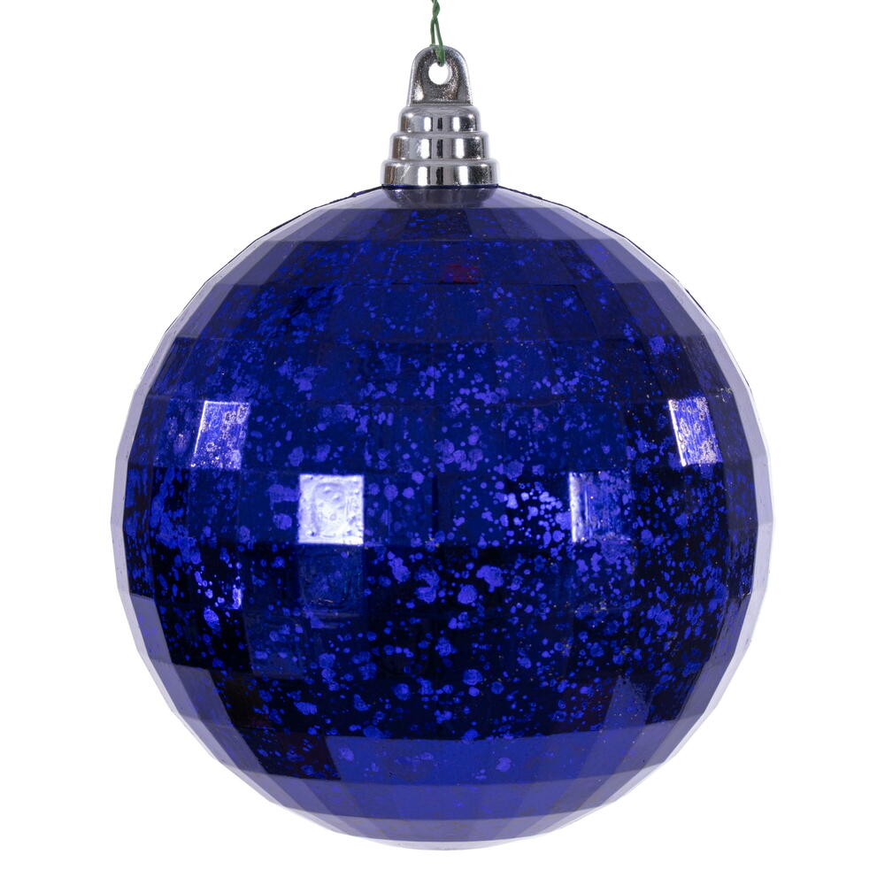 6” Purple Mirror Mercury Orn 2/Bag