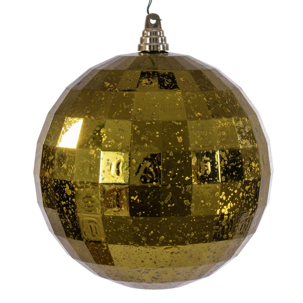 8” Olive Mirror Mercury Ornament