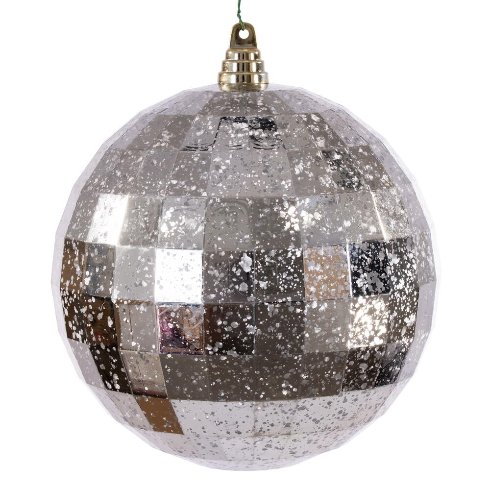 8” Oat Mirror Mercury Ornament