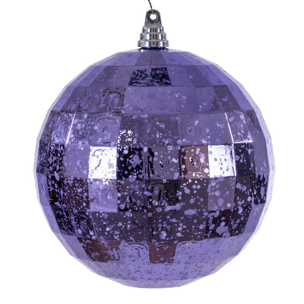 8” Lavender Mirror Mercury Ornament