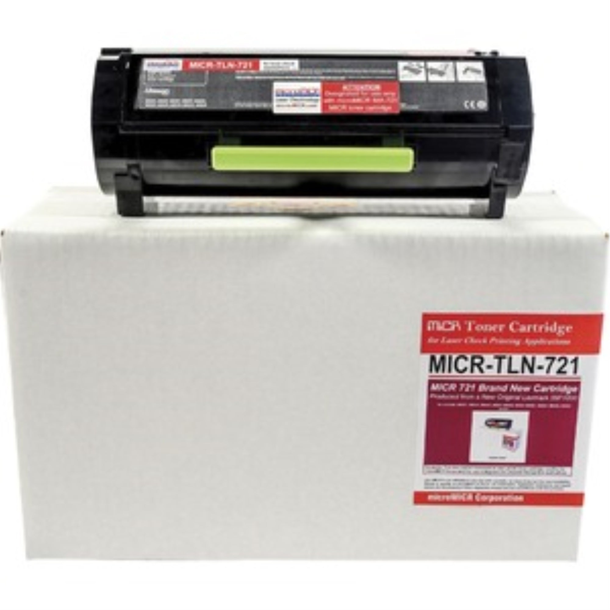 microMICR MICR Toner Cartridge - Alternative for Lexmark - Black (MICR-TLN-721)