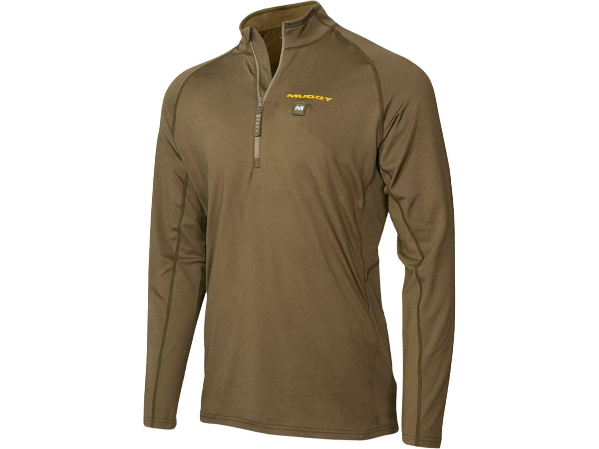 Nucleus Heated Quarter Zip / Brown Clay / 2Xl