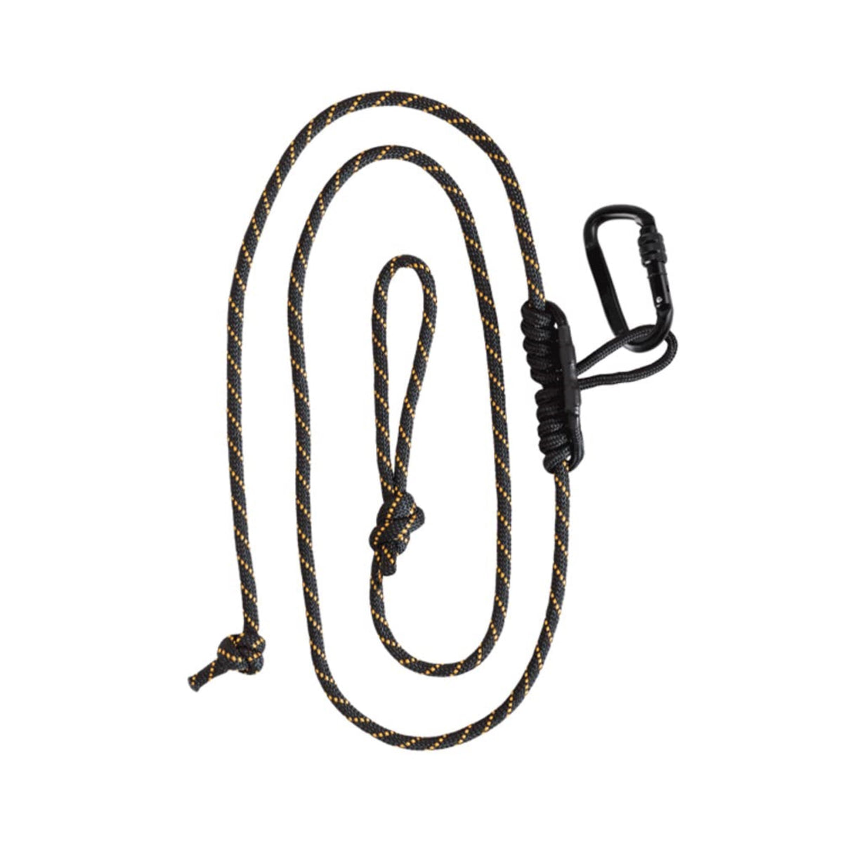 Muddy Safety Harness Lineman'S Rope - Durable Easy-To-Use Quick-Clip Design Outdoor Hunting Braided Nylon Rope With Prusik Knot & Lockable Carabiner Combo, 300 Pound Maximum