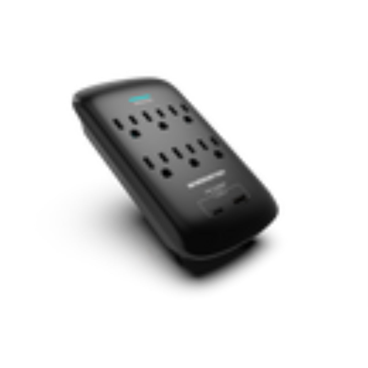 Wall Tap Surge 6 Ac 1 Usb-C 1 Usb A Black