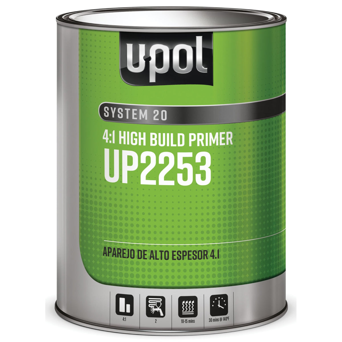 National Coatings: 4:1 High Build Primer, Gray, 128Oz