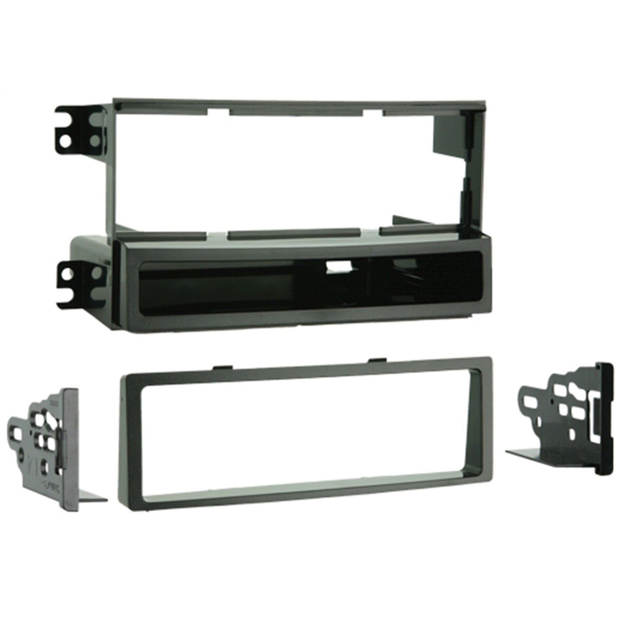 Metra 99-7324 Single Din Installation Kit With Pocket For 2006-2008 Kia Optima, Black