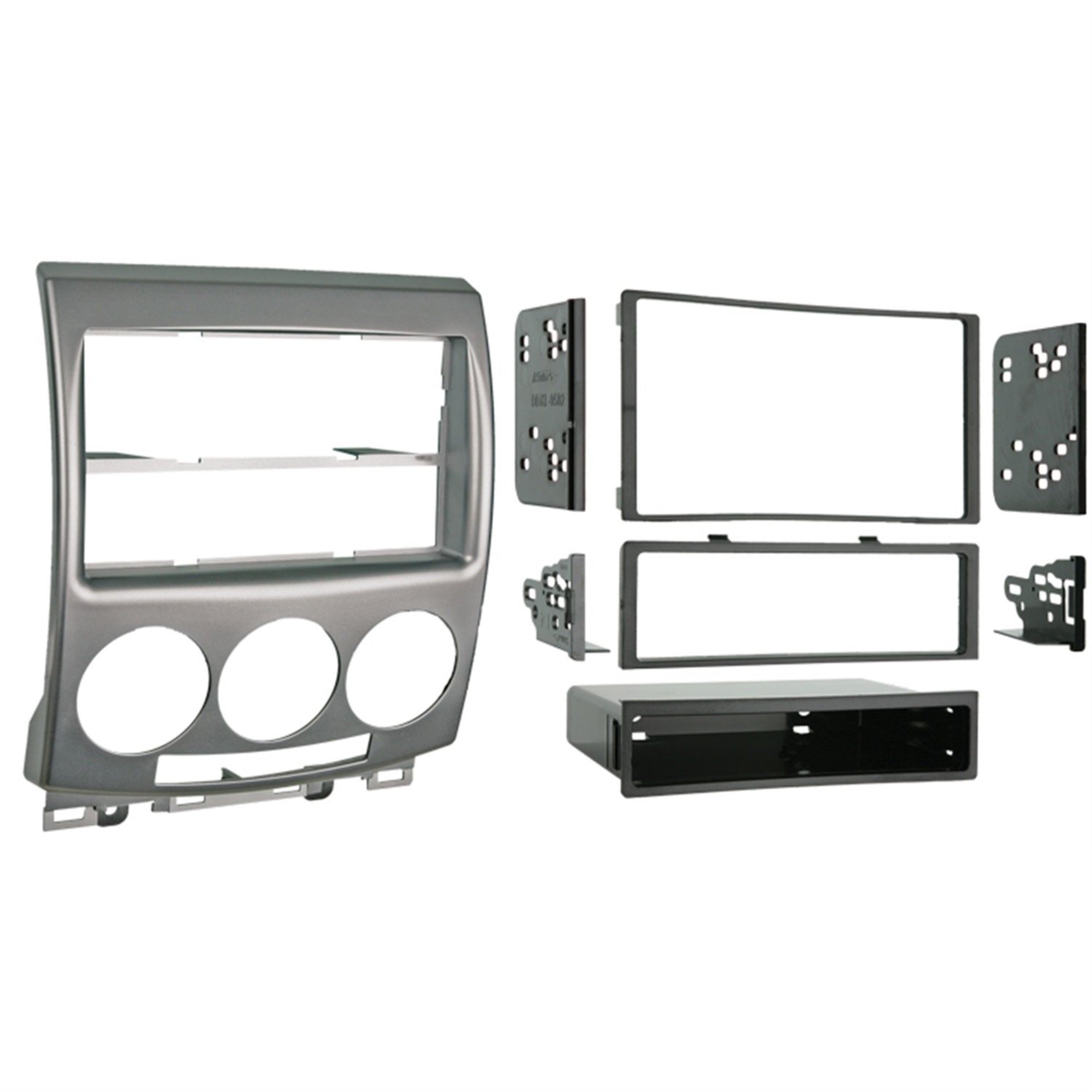 Metra 99-7509 Single Din/Double Din Installation Kit For 2006-2007 Mazda 5 Vehicles (Silver)