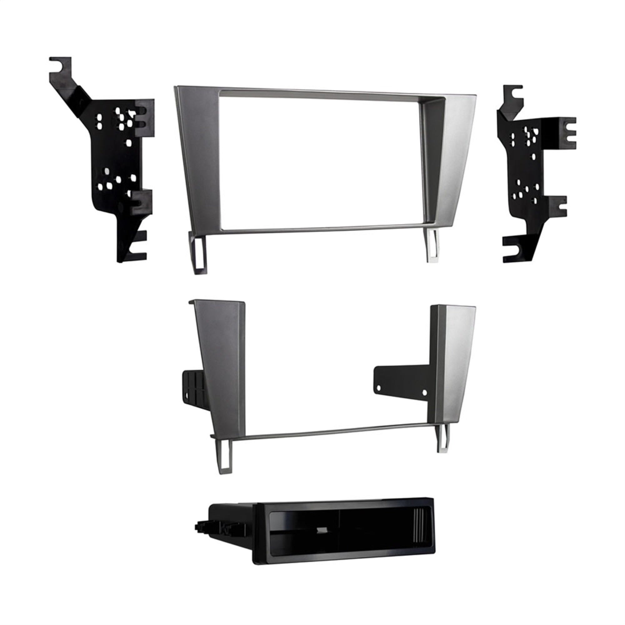 Metra Electronics 99-8161S Double Din Dash Kit For Select 2002-2010 Lexus Sc430 Vehicles (Silver)