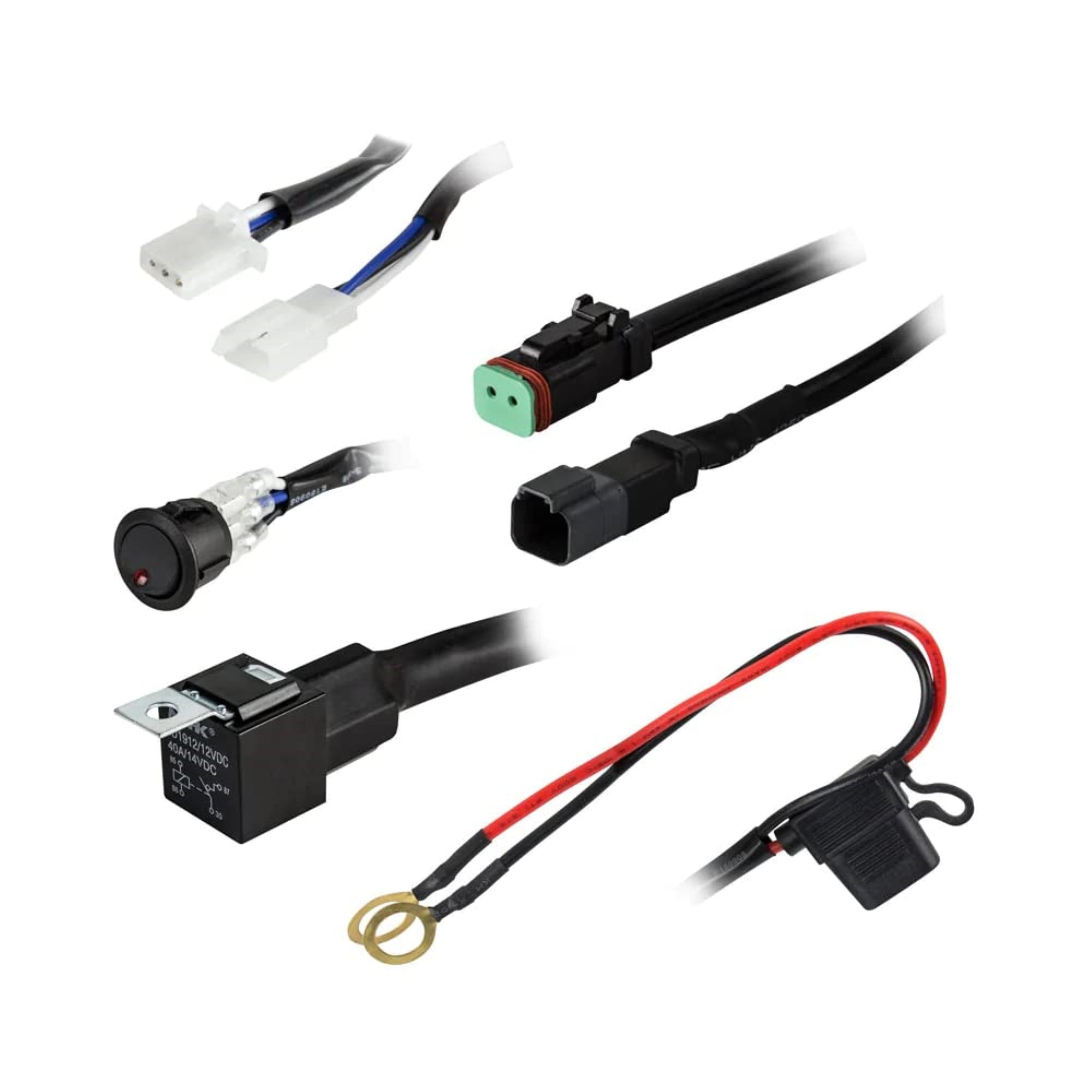 Heise Metra 1 Lamp Dt Wiring Harness And Switch Kit (He-Slwh1)