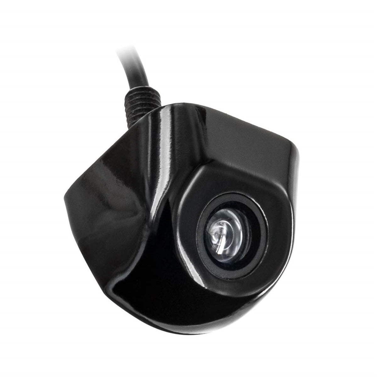 Ibeam Above License Plate Backup Cam W/Gloss Black Metal Housing