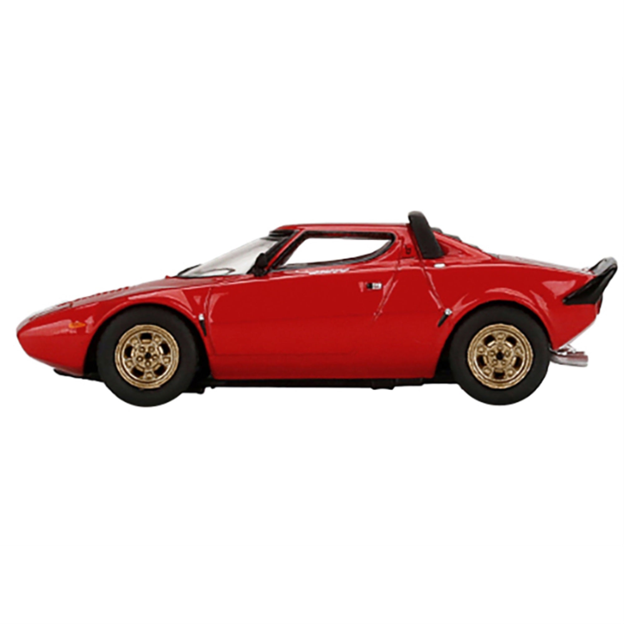 Lancia Stratos Hf Stradale Rosso Arancio Red Limited Edition To 2400 Pieces Worldwide 1/64 Diecast Model Car By True Scale Minia