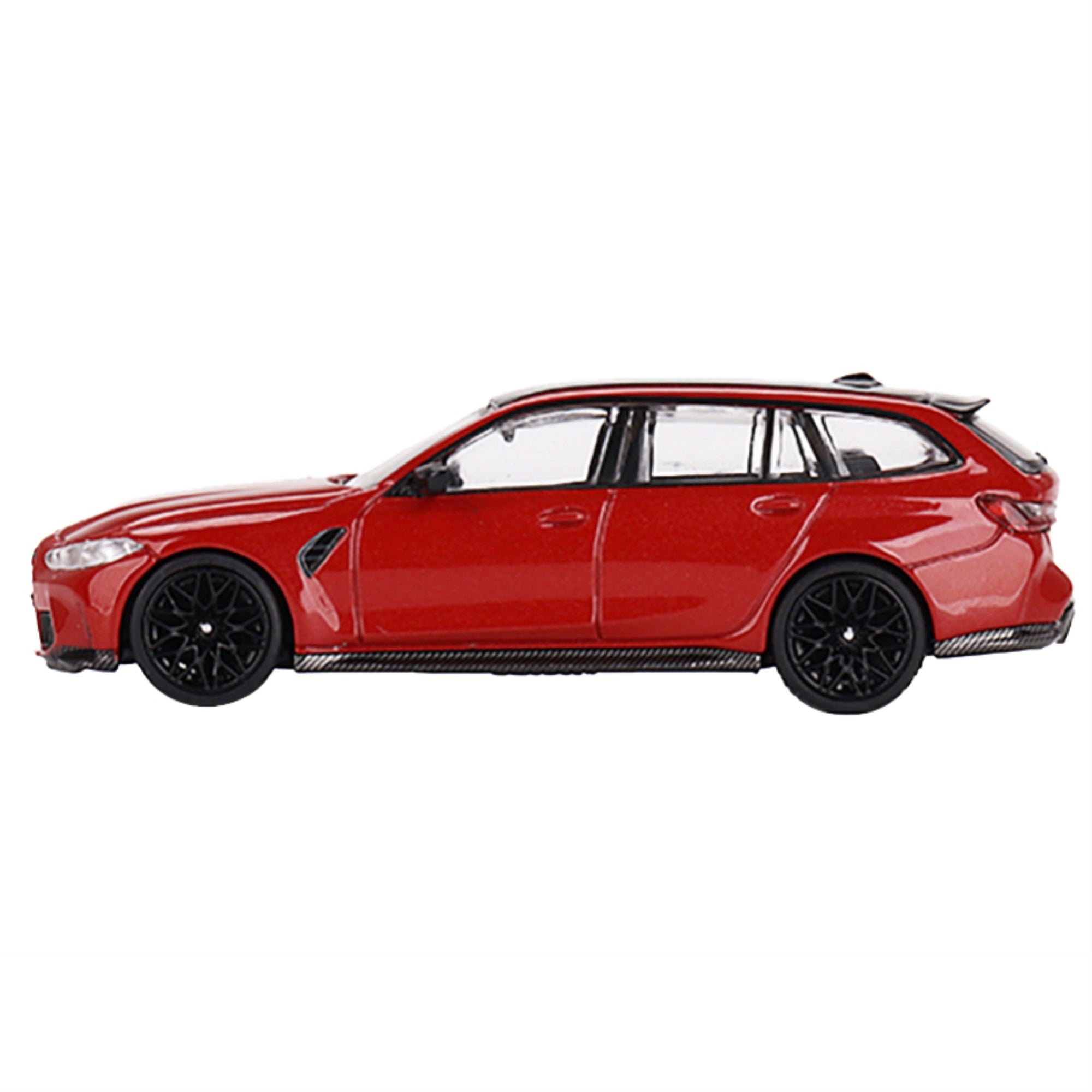 Bmw M3 Competition Touring Toronto Red Metallic With Black Top Limited Edition To 3000 Pieces Worldwide 1/64 Diecast Model Car By Mini Gt