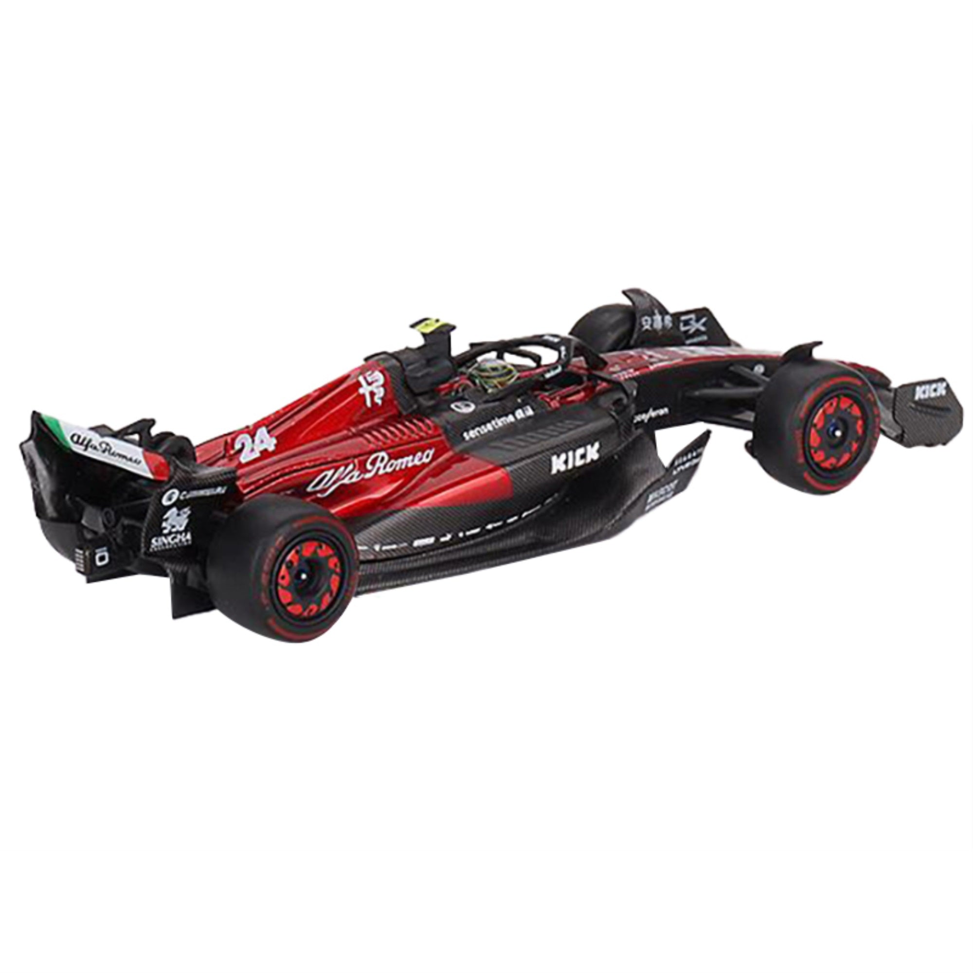 Alfa Romeo C43 #24 Zhou Guanyu 'Alfa Romeo F1 Team Kick' Formula One F1 'Australian Gp' (2023) Limited Edition 1/64 Diecast Model Car By Mini Gt