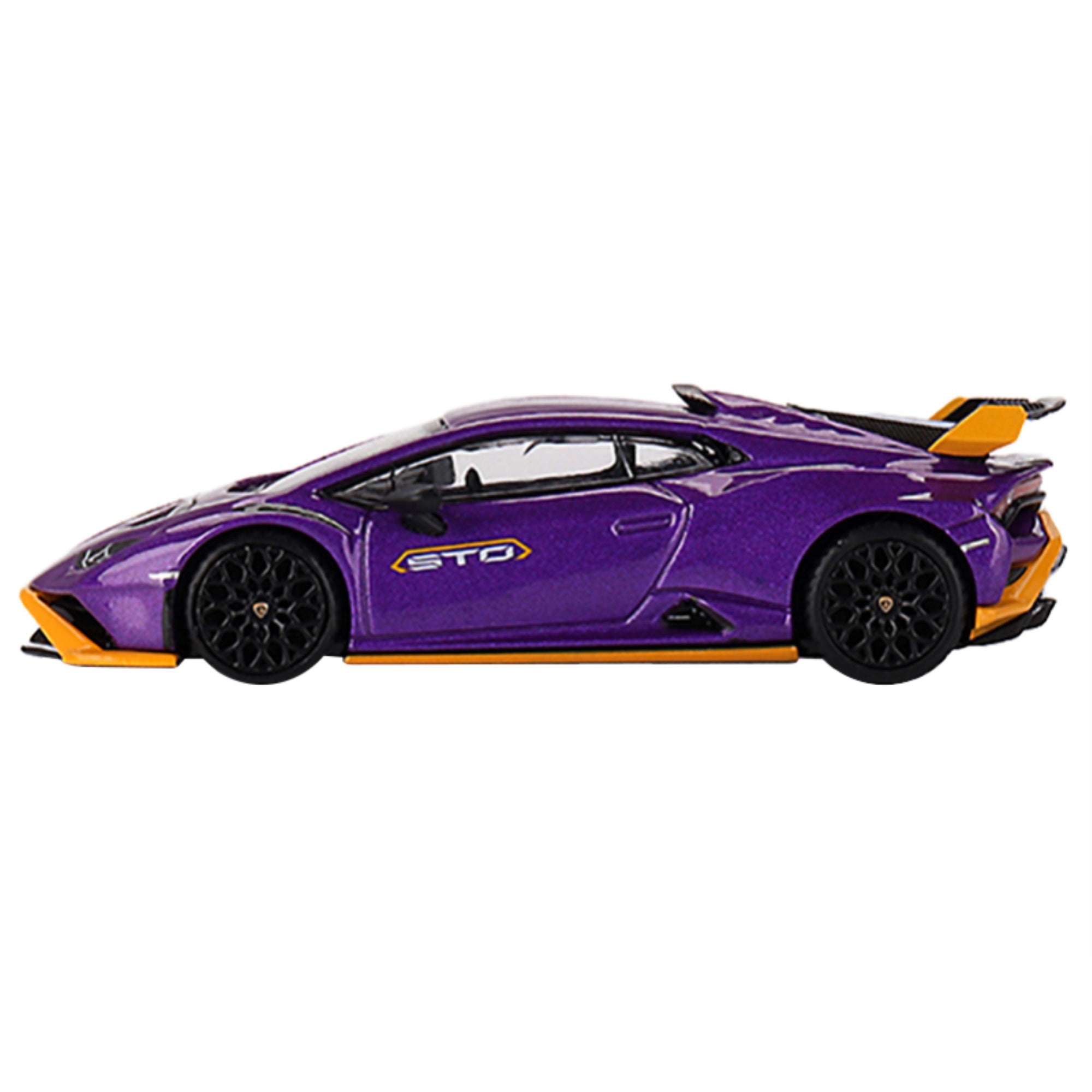 Lamborghini Huracan Sto Viola Pasifae Purple Metallic Limited Edition 1/64 Diecast Model Car By Mini Gt