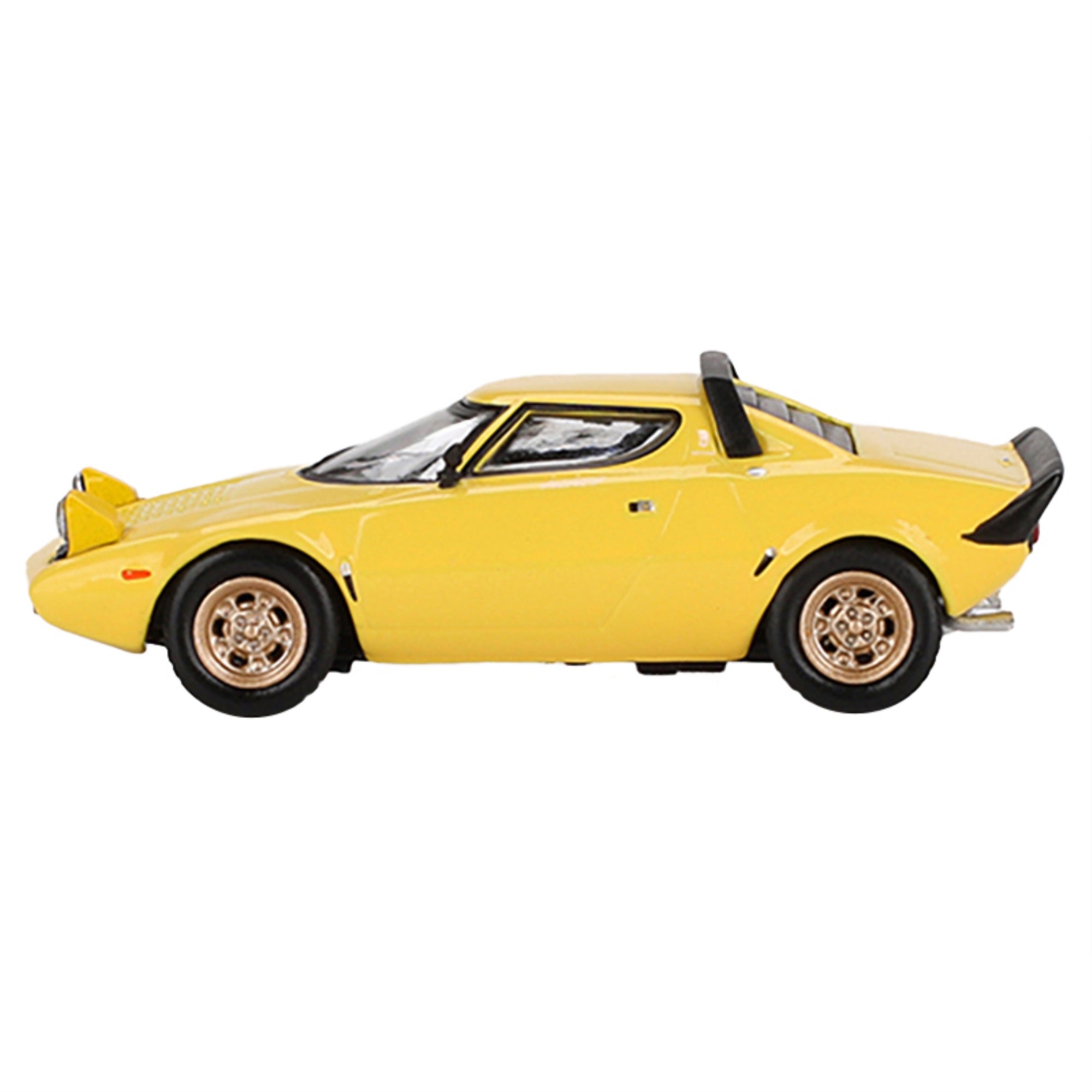 Lancia Stratos Hf Stradale Giallo Fly Yellow Limited Edition To 1440 Pieces Worldwide 1/64 Diecast Model Car By Mini Gt