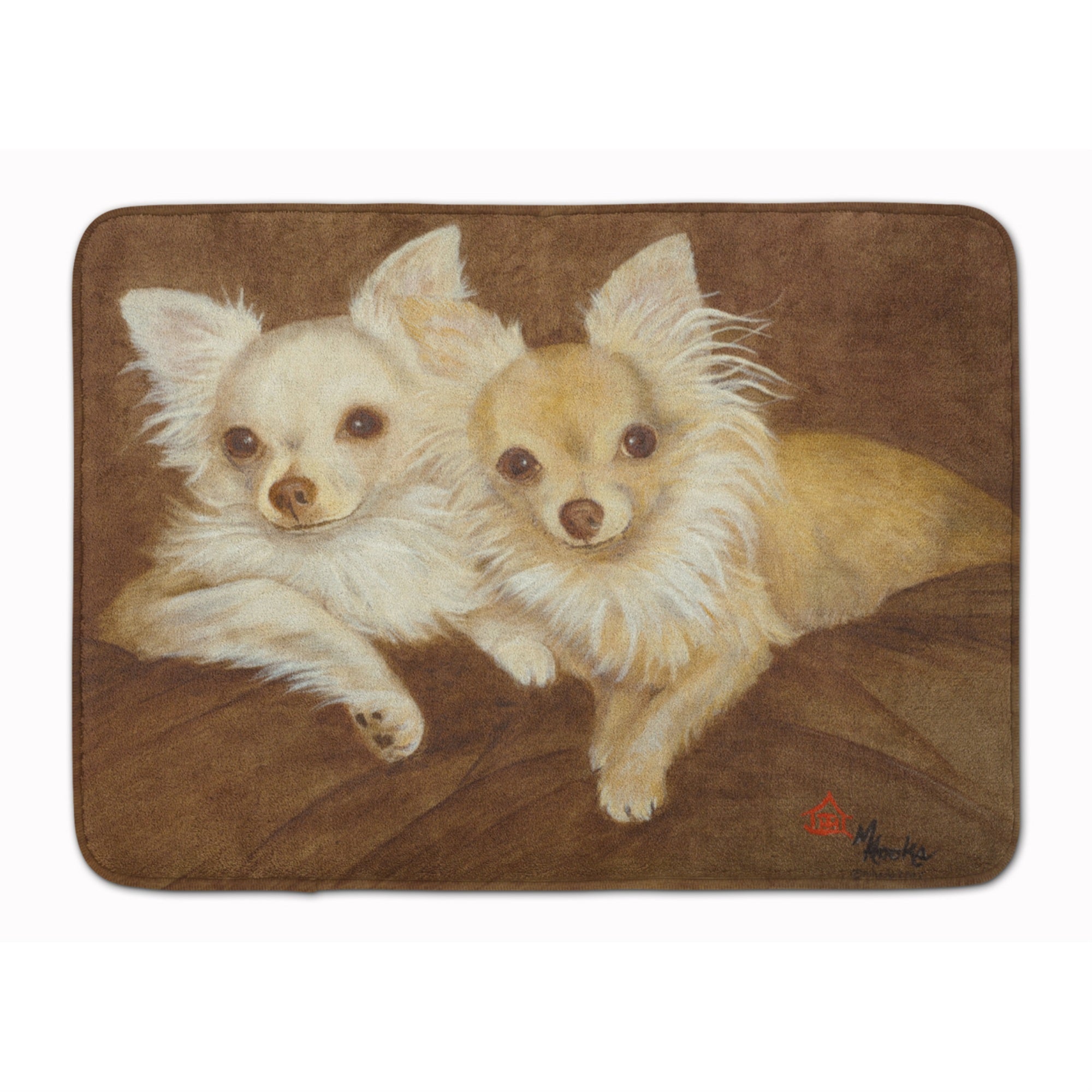 Caroline'S Treasures Chihuahua For The Pair Floor Mat, 19 X 27, Multicolor