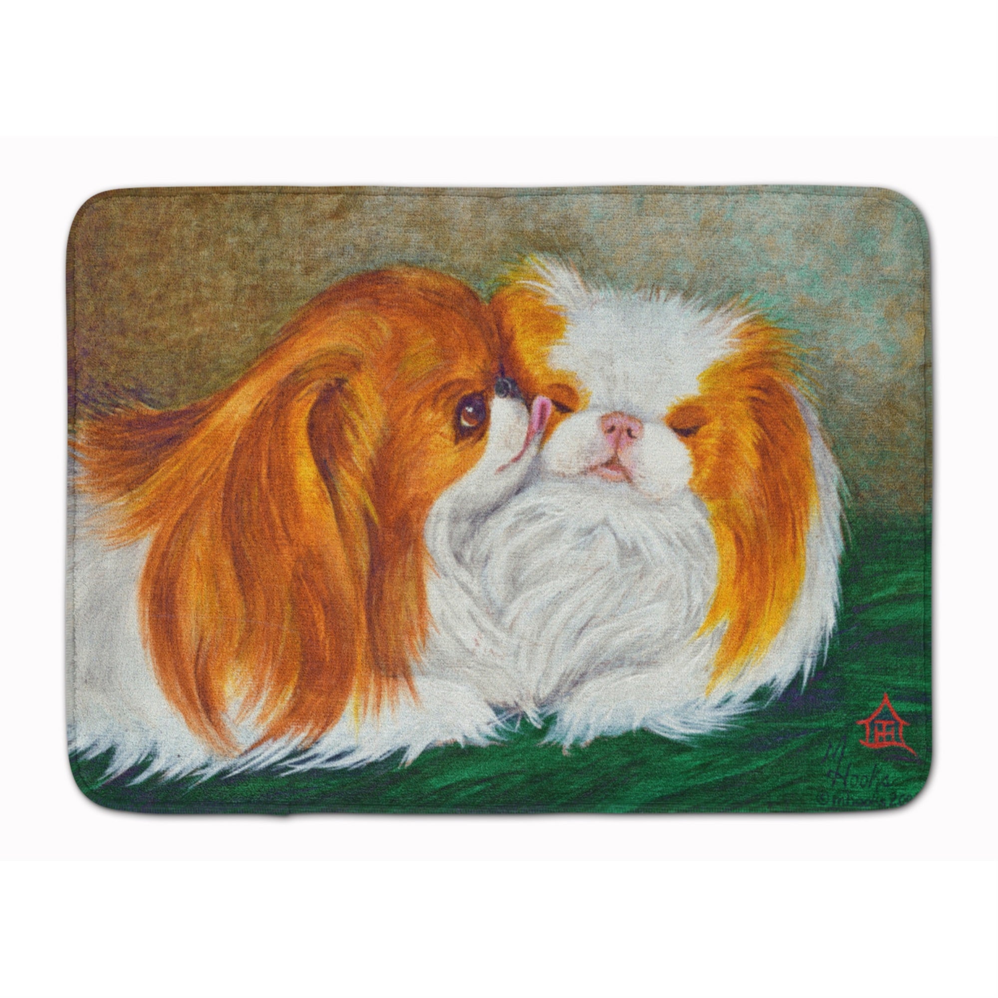 Caroline'S Treasures Japanese Chin Best Friends Floor Mat, 19 X 27, Multicolor