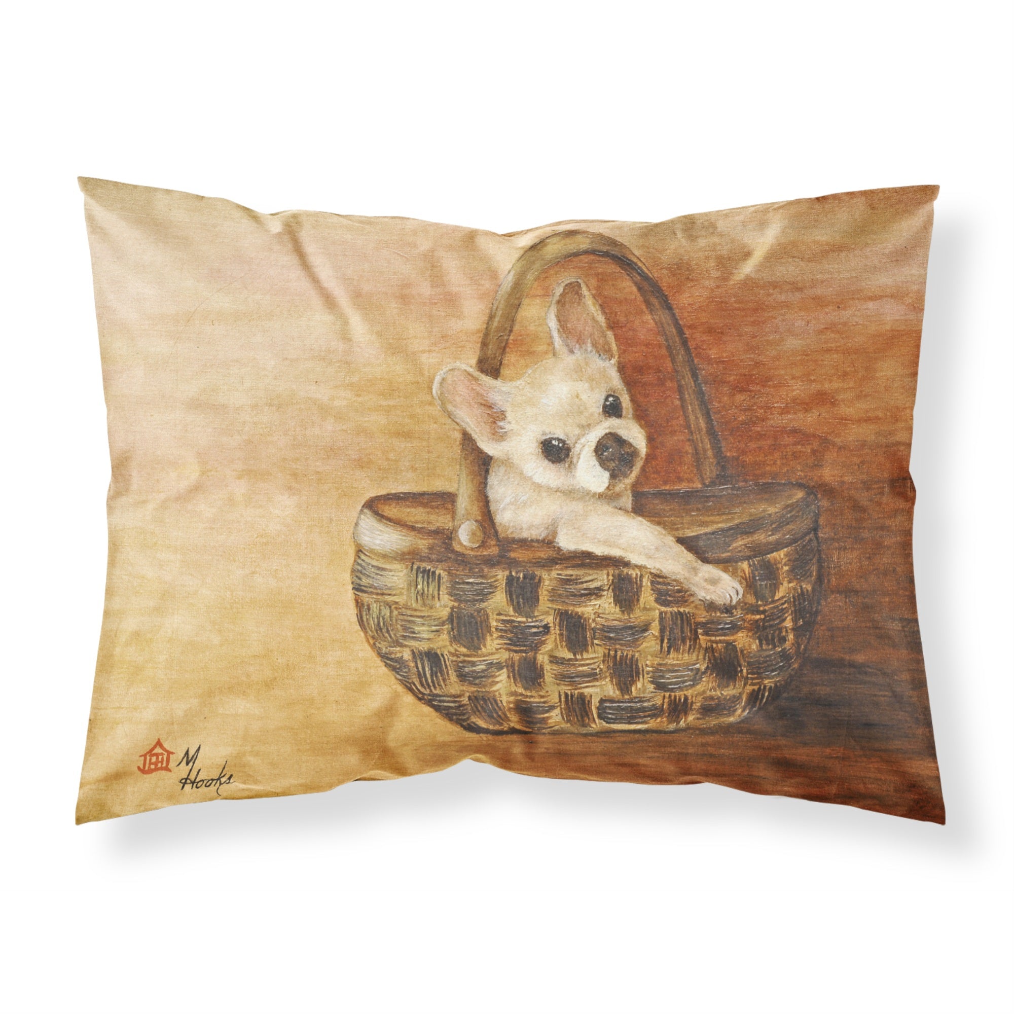 Caroline'S Treasures Mh1063Pillowcase French Bulldog Take Me Too Fabric Standard Pillowcase, Large, Multicolor