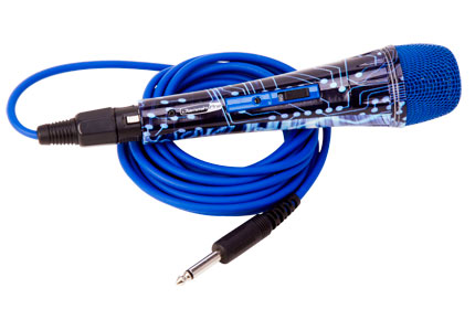 Bluepcb Unidirectional Microphone & Xlr Jack Cable & Karaoke Software