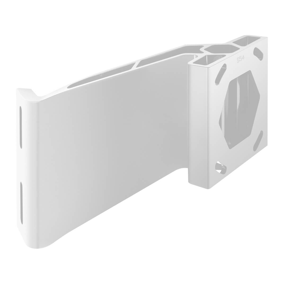 Minn Kota S54 White Jack Plate Adapter For Raptor Starboard 5' Setback 4' Rise