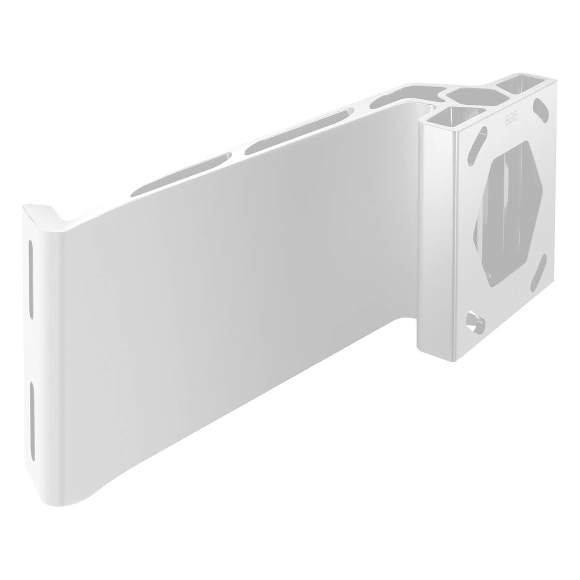 Minn Kota S86 White Jack Plate Adapter For Raptor Starboard 8' Setback 6' Rise