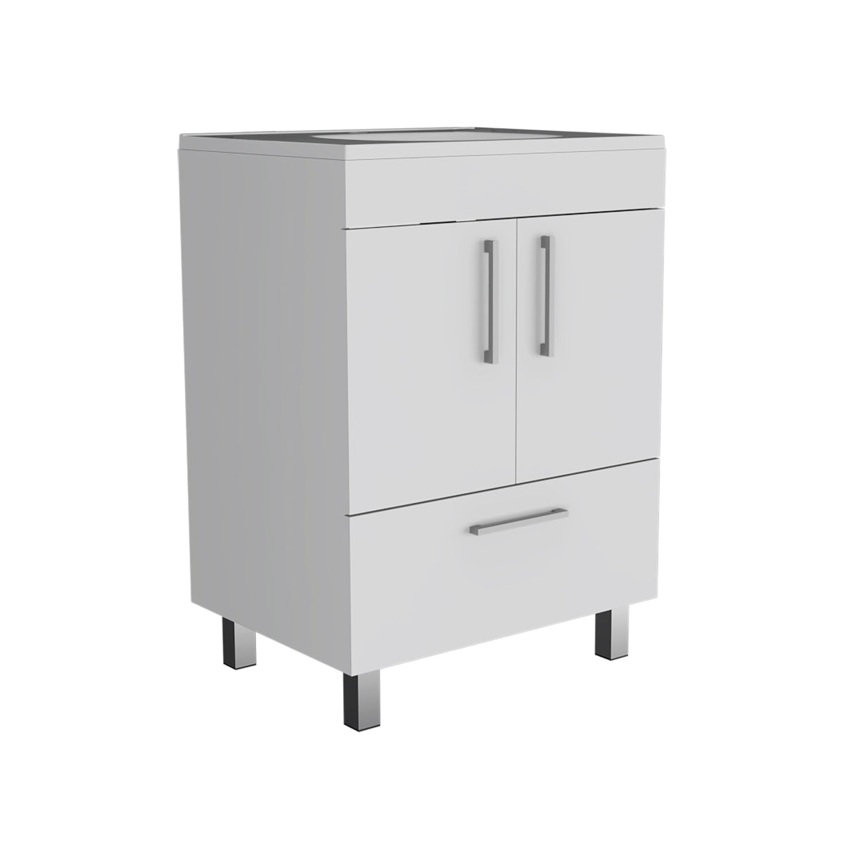 Velloc Single Bathroom Vanity  -Bathroom -White
