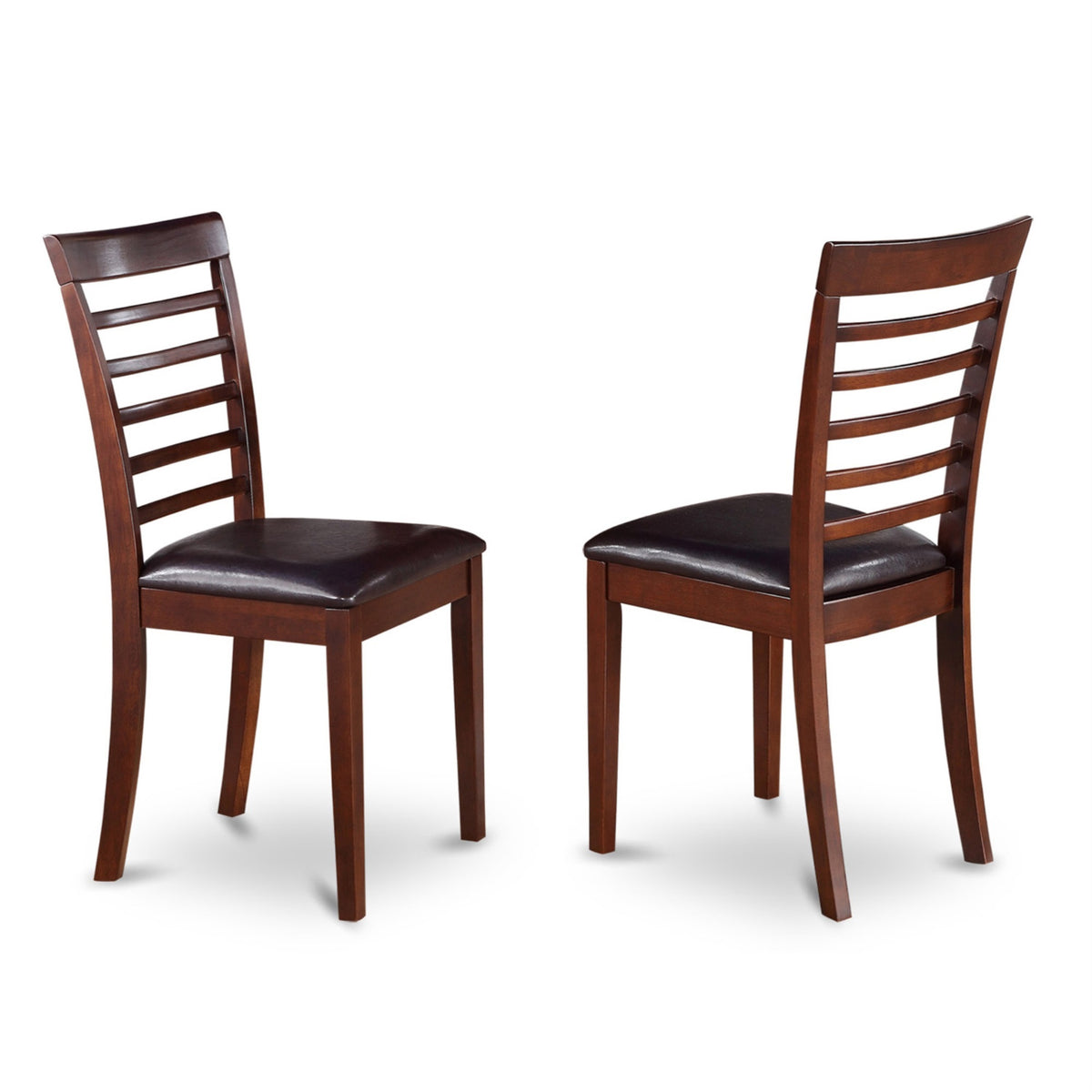 Casafoyer Mlc-Mah-Lc Milan Dining Chairs - Faux Leather Upholstered ...