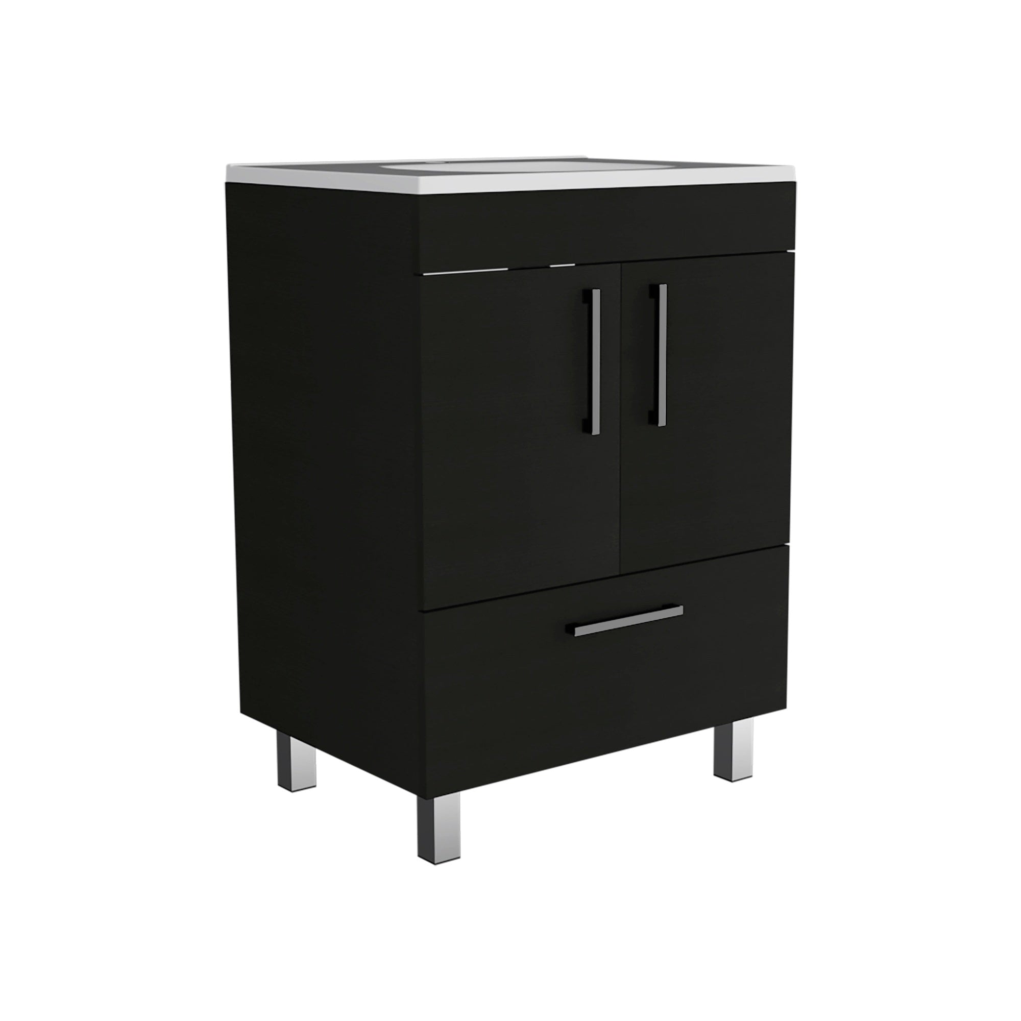 Velloc Single Bathroom Vanity  -Bathroom -Black