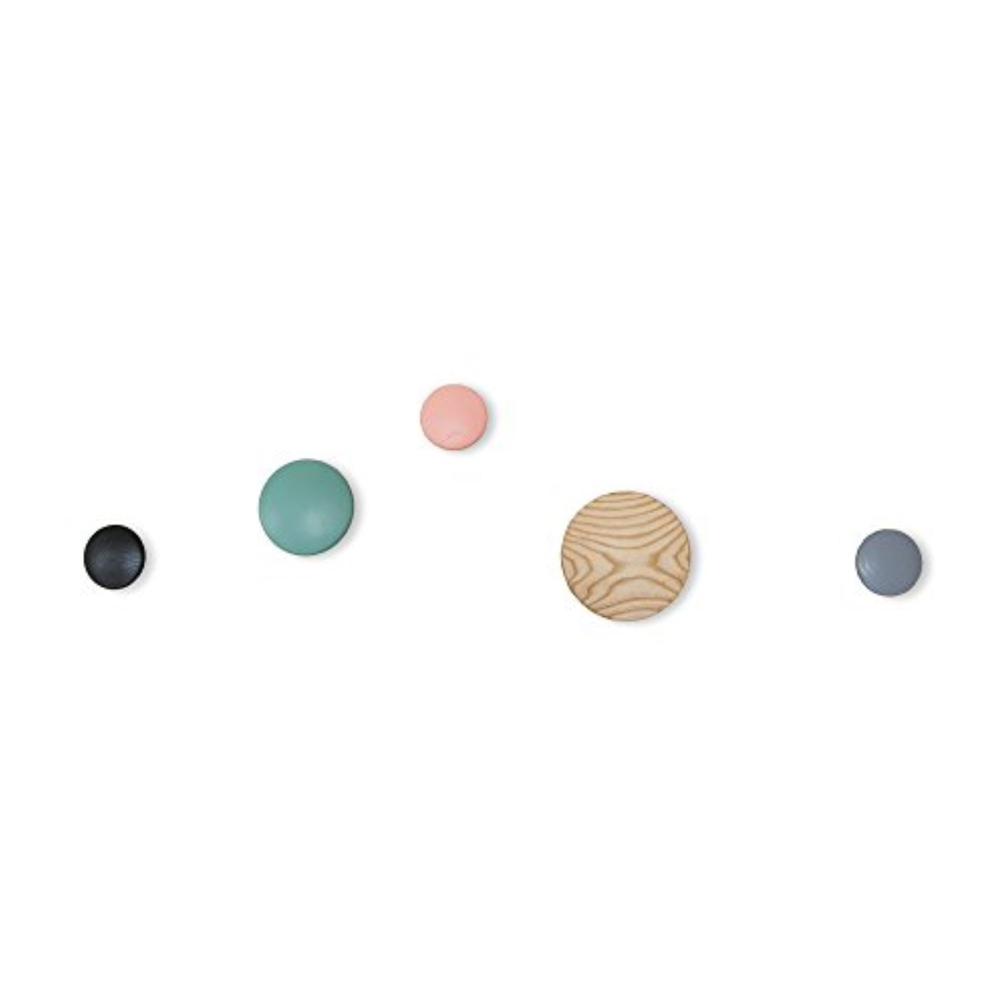 Wall Button Coat Hanger, Multi-Color