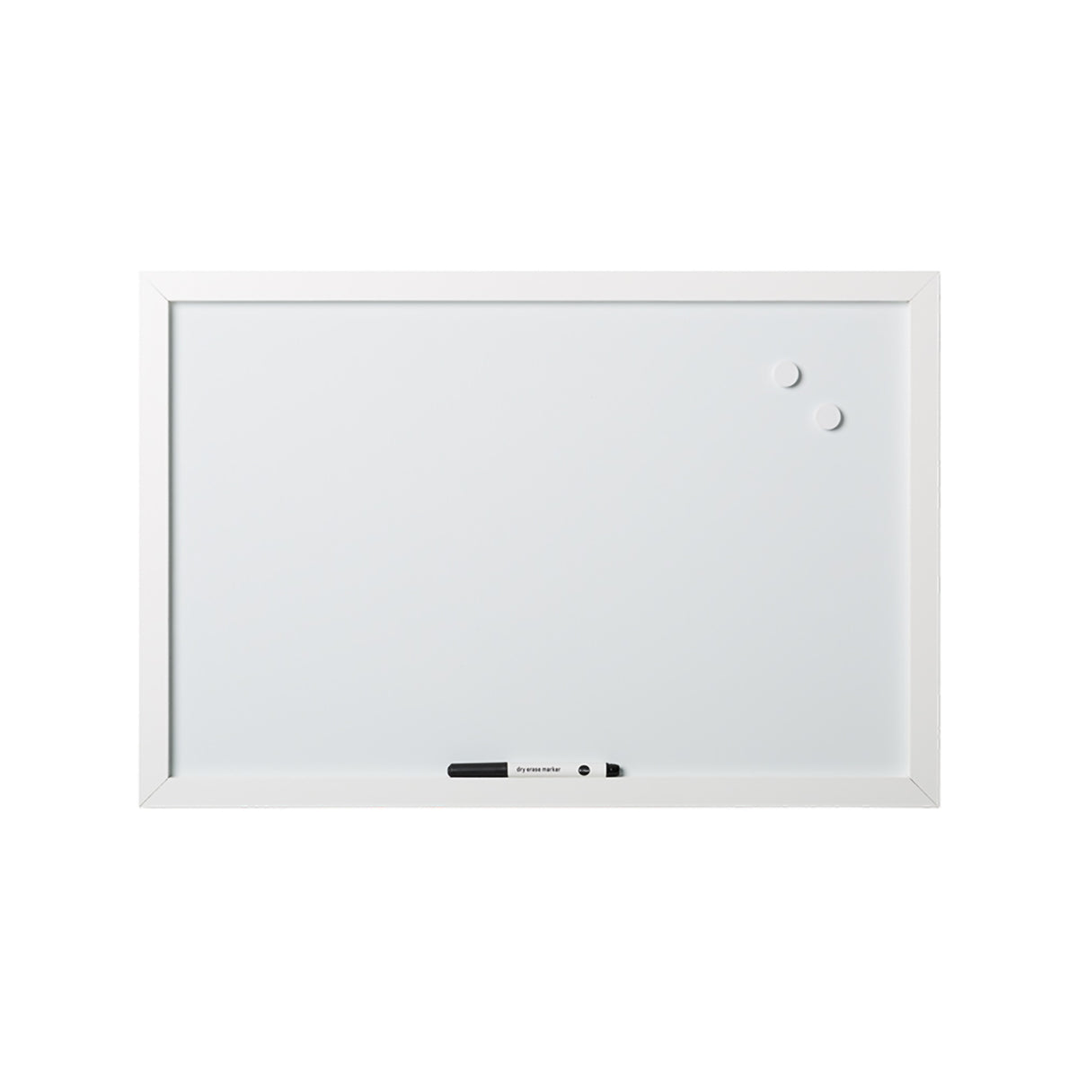 Magnetic Dry-Erase Board, White Mdf Frame