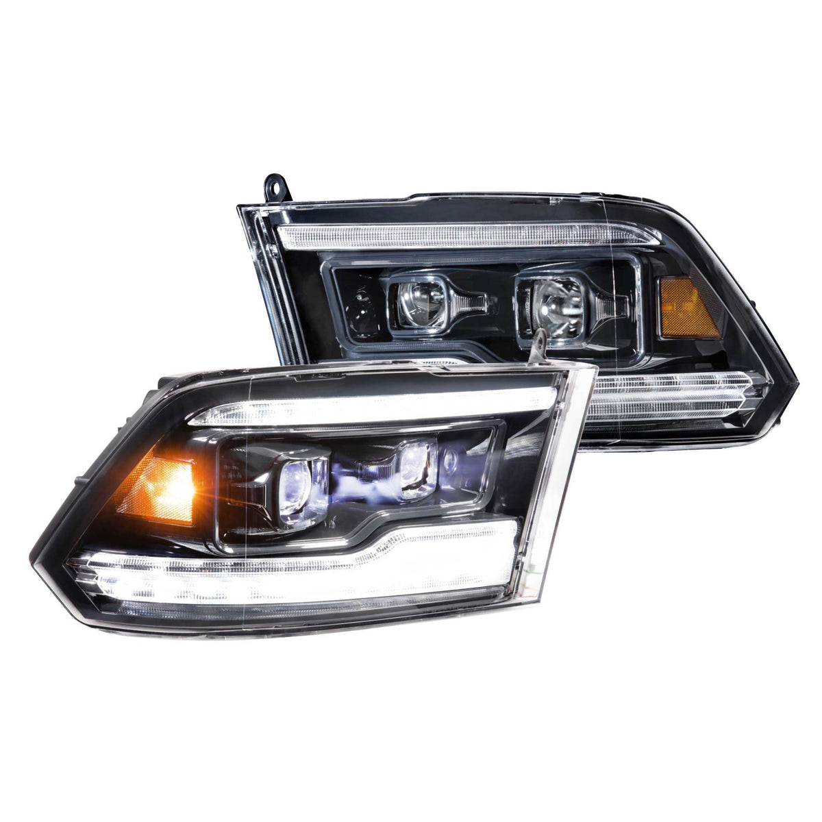 Morimoto Xb Led Headlights And Smoked Taillights Fits Dodge Ram 2009-2018, Plug And Play Assemblies (Lf520-Asm, Lf521)