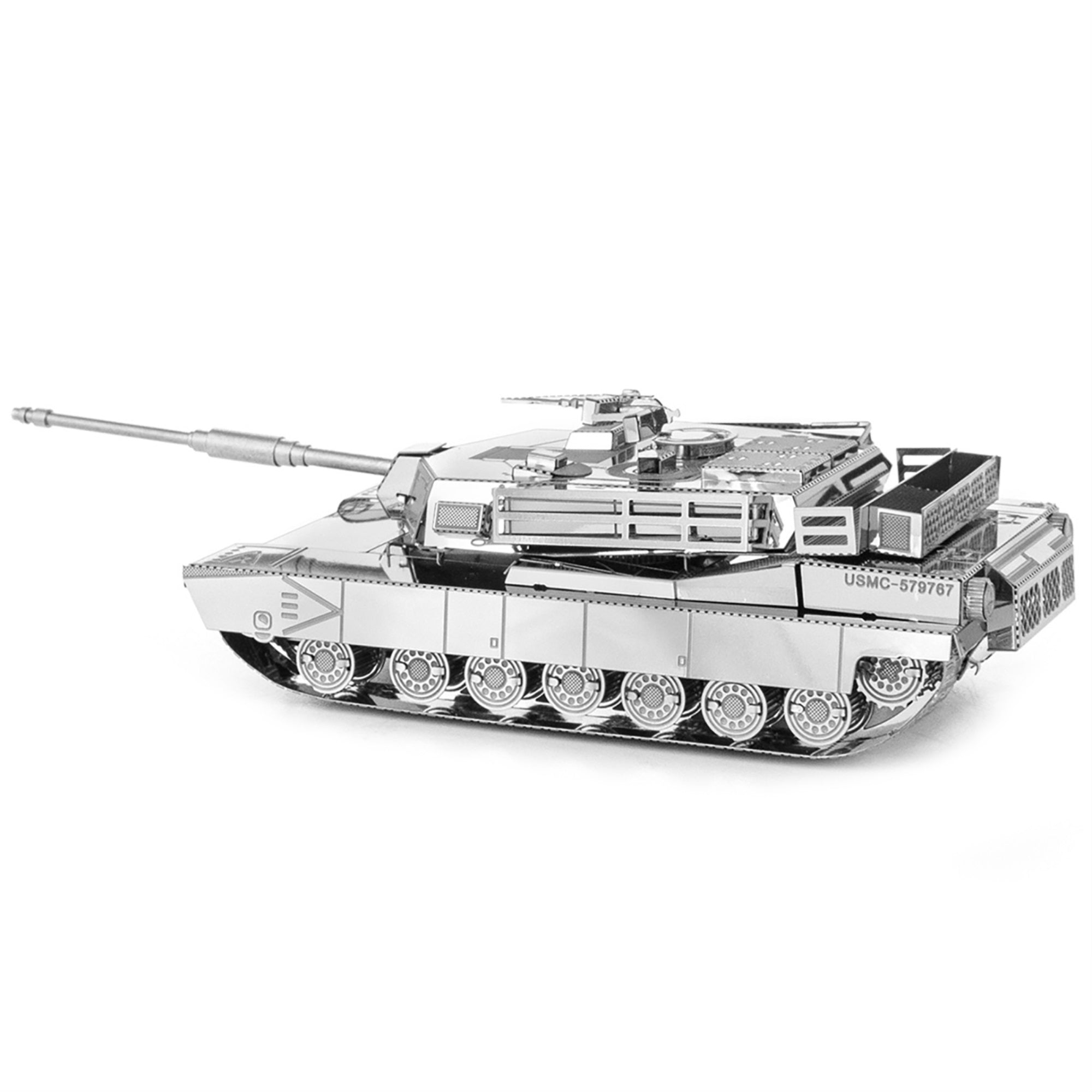 Model Kit American M1 Abrams Tank (Moderate Difficulty) Steel Model By Metal Earth