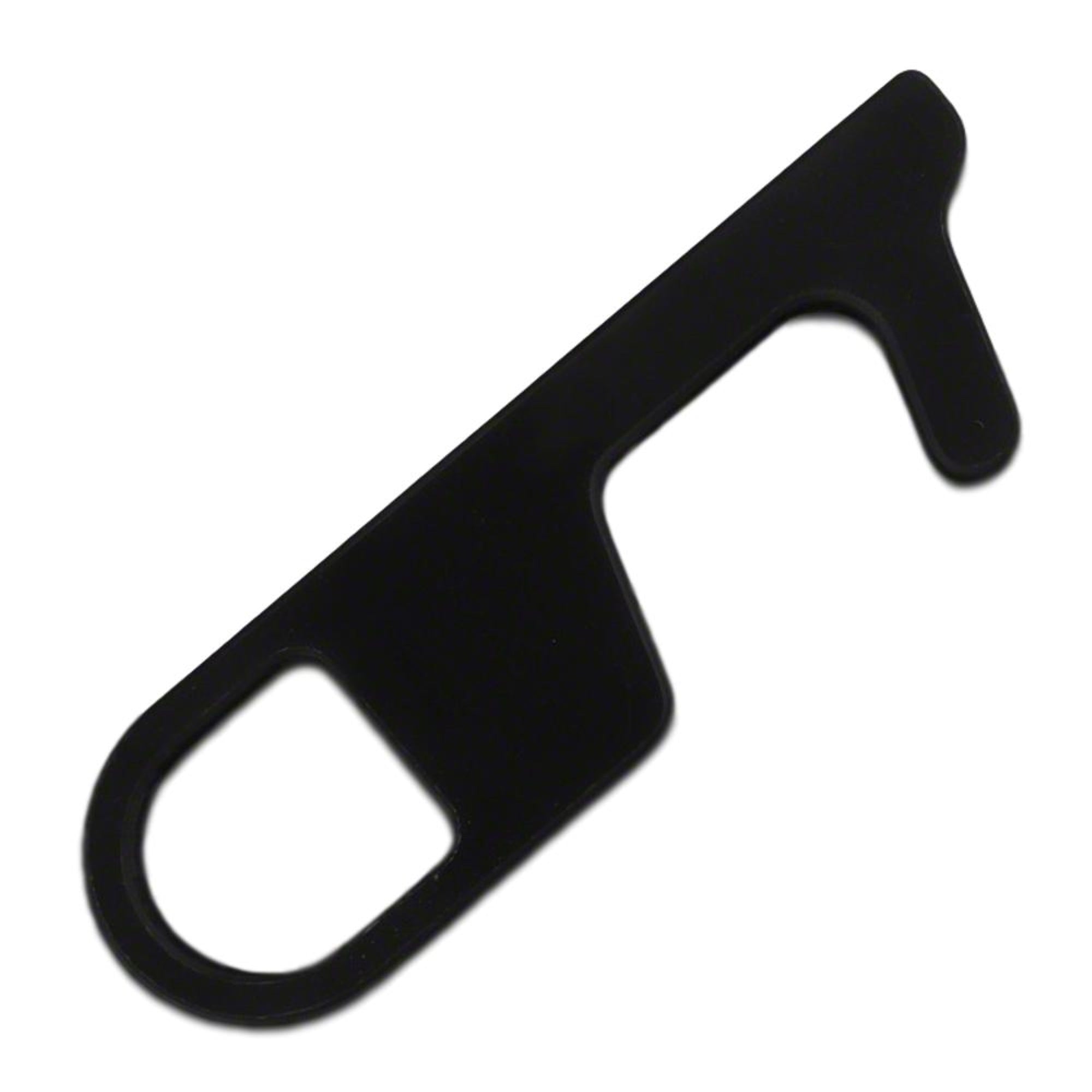 Multifunctional No Touch Tool Carry On Door Press Opener Black