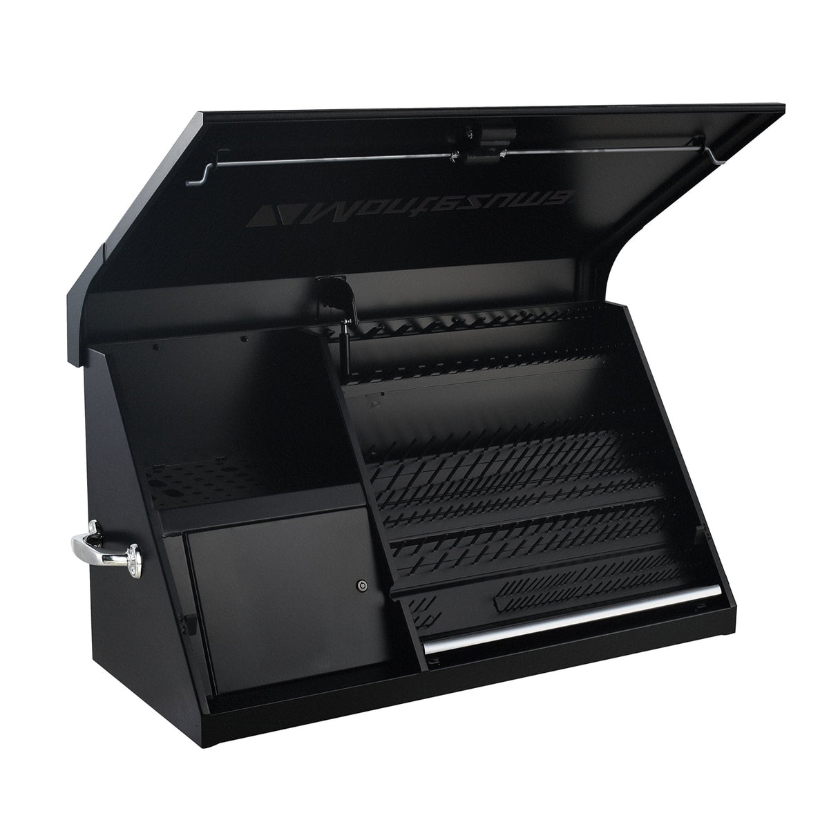 41In X 18In Triangle Toolbox Steel Black