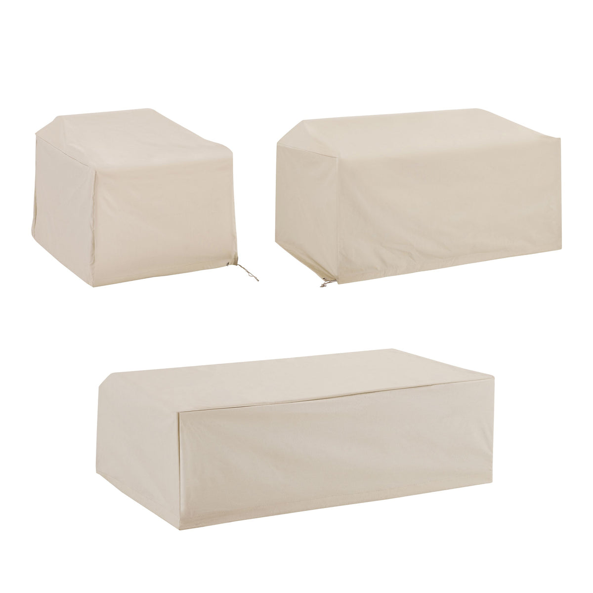 Custom-Fitted Protective Outdoor Cover Set - Durable Reinforced Vinyl - Snow, Dirt, Rain Resistant - Fits Outdoor Conversation Set'
