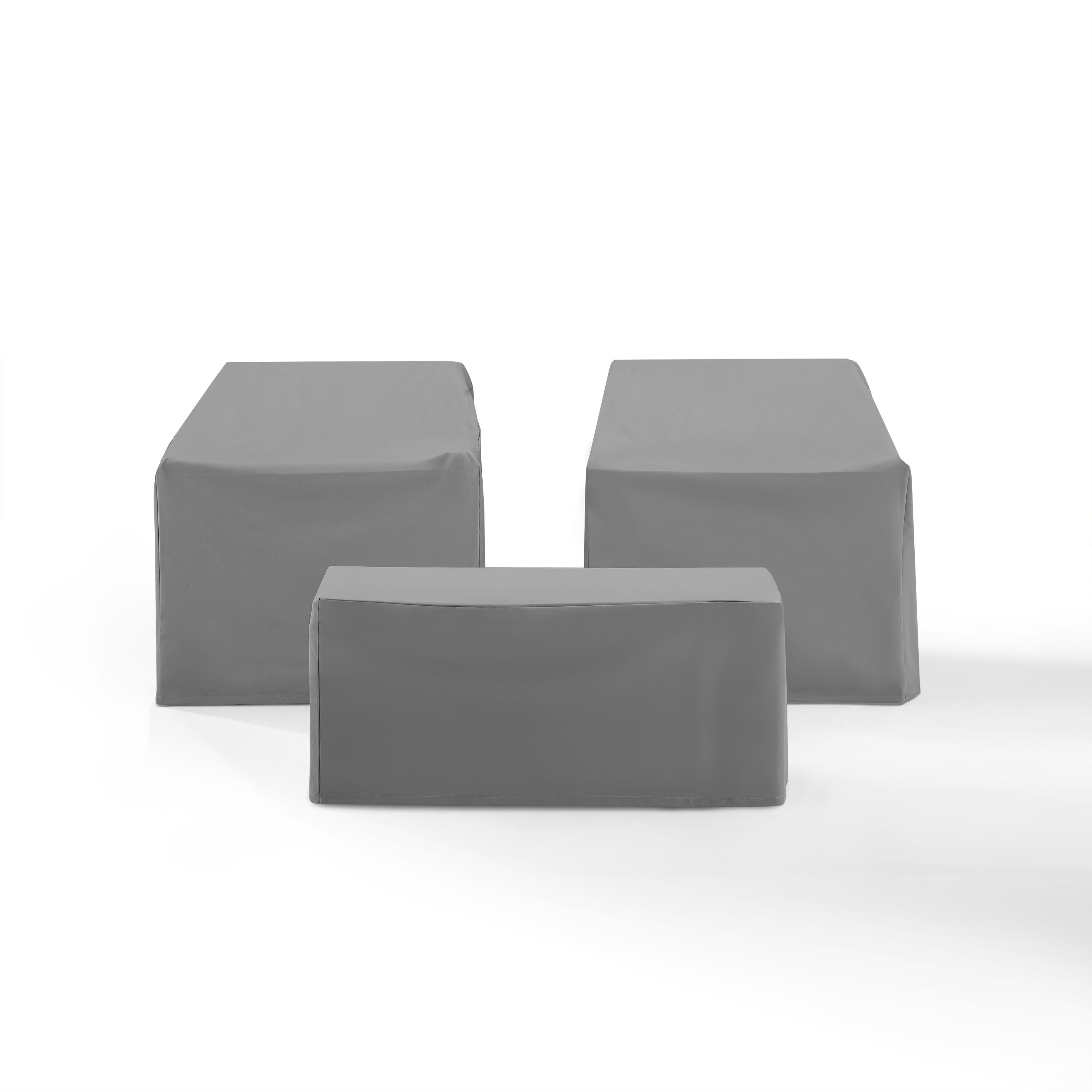 Outdoor Chat Set Cover - Custom-Fitted, Reinforced Vinyl, All-Weather Protection, Drawstring Tightening - Fits Wicker Chairs & Coffee Tables'