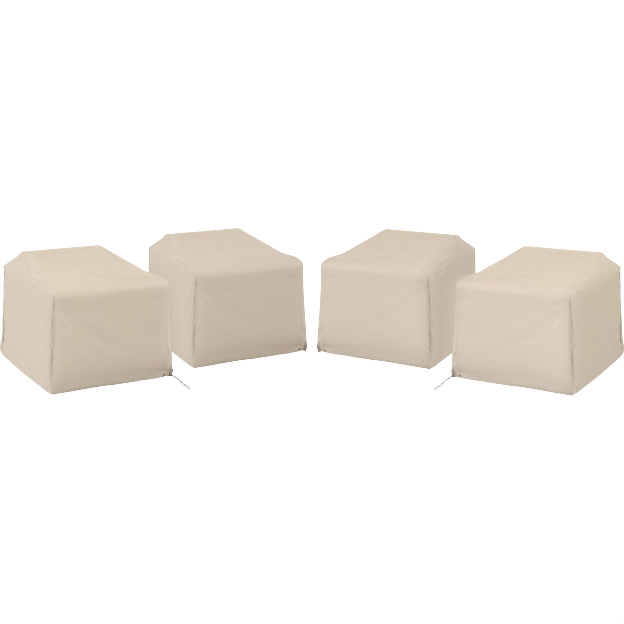 Casafoyer Furniture Patio Furniture Covers, Waterproof 4-Piece Outdoor Chair Cover Set For Backyard, Tan