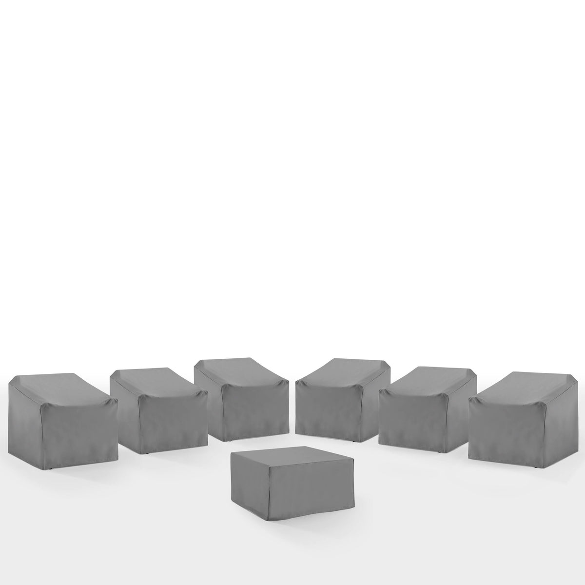 7Pc Outdoor Sectional Furniture Cover Set