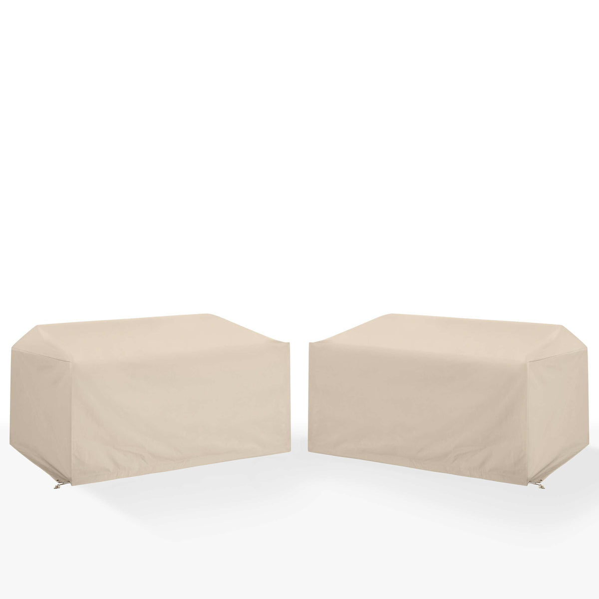 Universal Outdoor Loveseat Furniture Covers - Set Of 2 | Durable Reinforced Vinyl | Weatherproof | Snug Fit | Protects Wicker Loveseats'