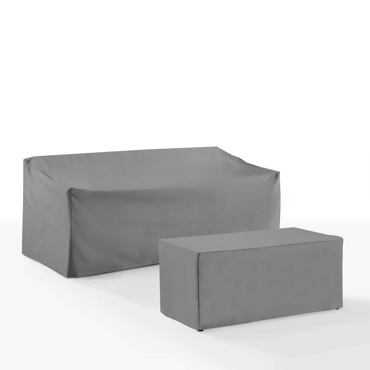 2Pc Universal Outdoor Cover Set - Durable Reinforced Vinyl, Snug Fit Drawstrings, Protects Outdoor Furniture