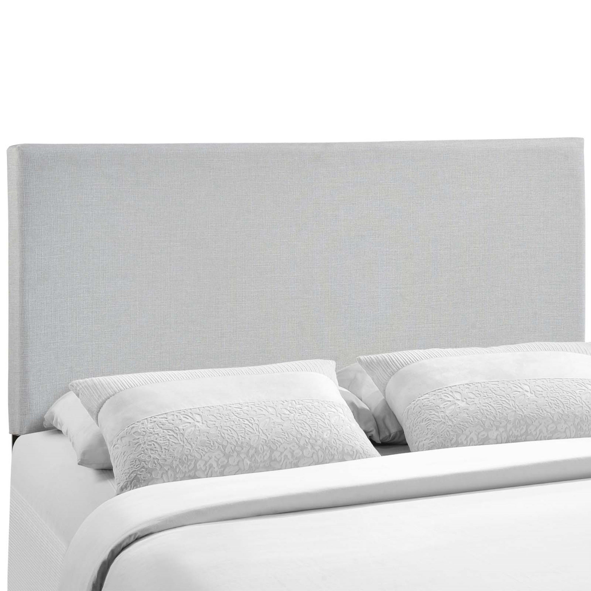 Ergode Region Linen Fabric Upholstered Queen Headboard - Upgrade Your Bed With Spacious And Elegant Design - Contemporary Style - Includes One Headboard