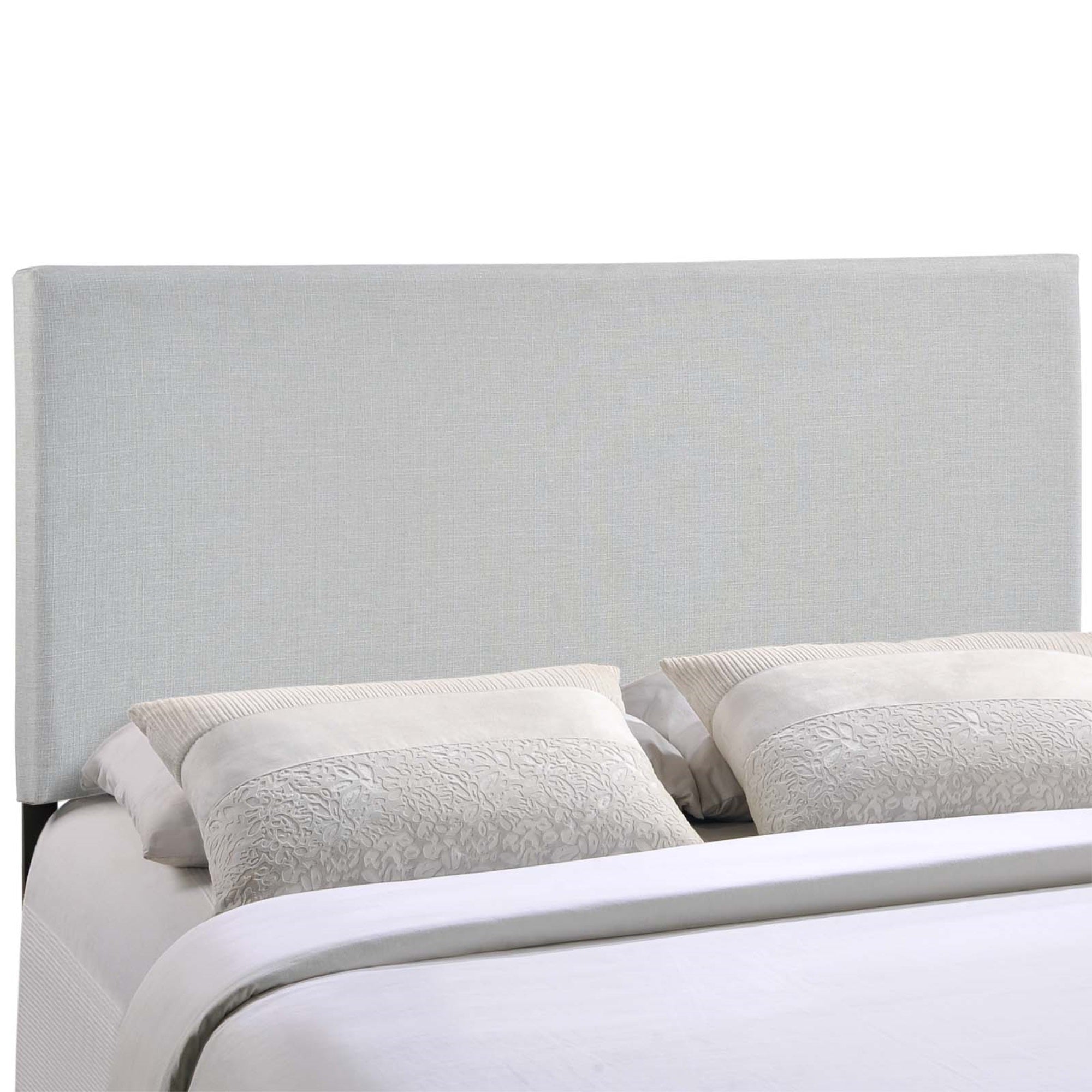 Ergode Region Linen Fabric Upholstered King Headboard - Spacious, Serene, And Elegant Design - Fits Most King Beds - High-Quality Linen Fabric Upholstery - Contemporary Style And Comfort