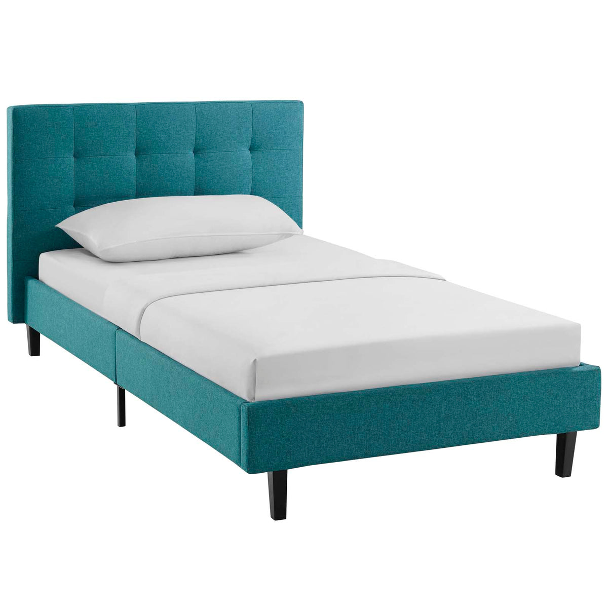 Linnea Twin Bed - Teal