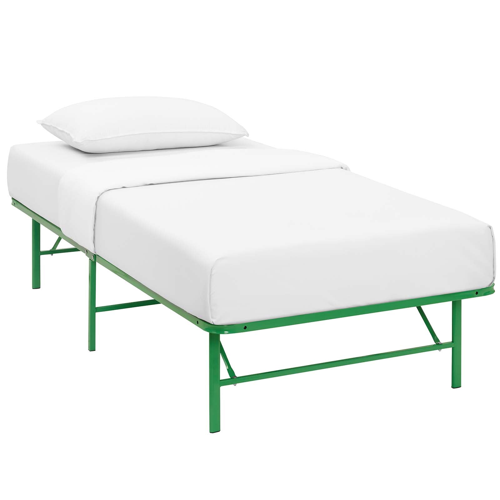 Casafoyer Horizon Metal Bed Frame - Durable, Storage Space, Foldable, No Box Spring Needed