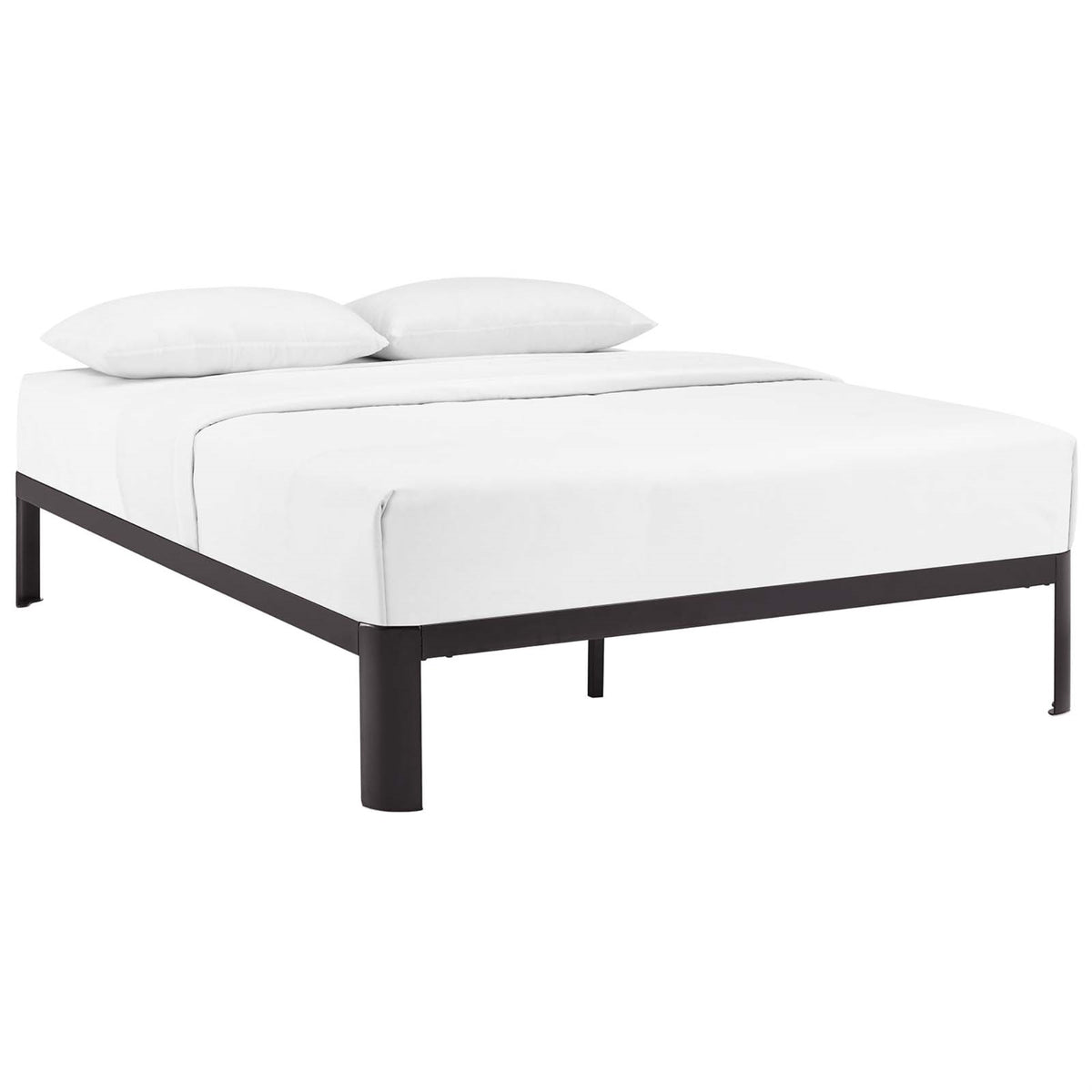 Corinne Queen Bed Frame - Upgrade Your Bedroom With Exceptional Support, Sleek Design, And Durability. No Boxspring Needed. (Mattress Not Included)
