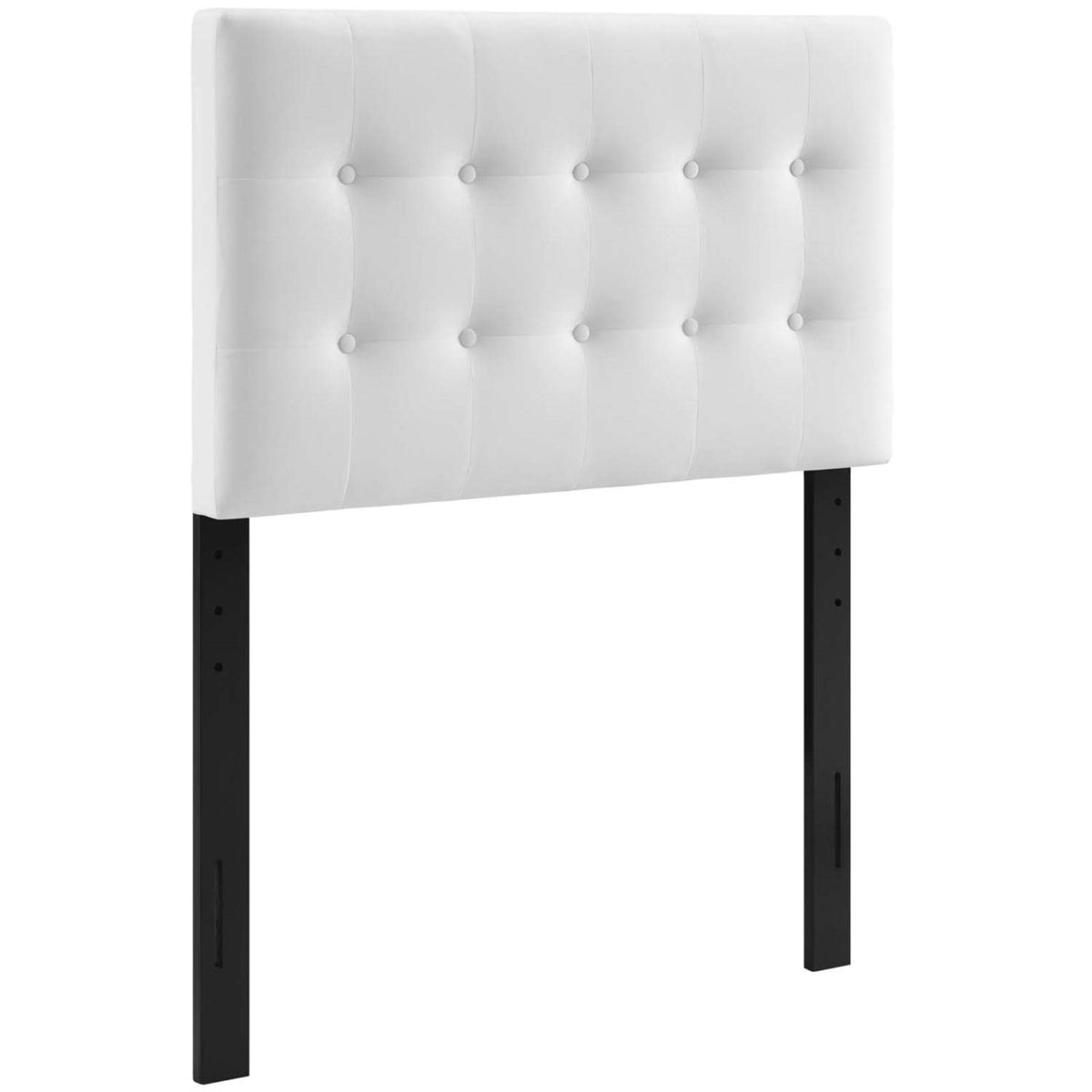 Yardlio Emily Biscuit Tufted Velvet Twin Headboard - Elegant, Comfortable Upgrade